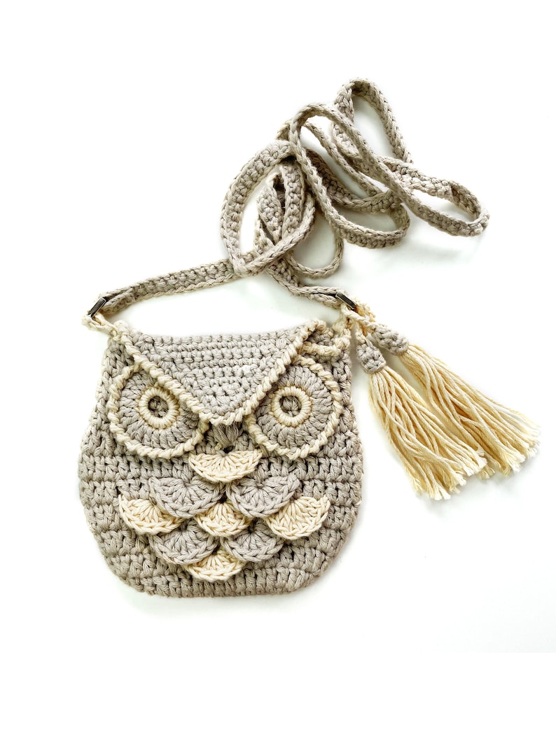 Athena Owl Bag PDF eBook Irene Strange crochet pattern image 8