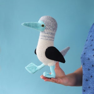 Irene Strange crochet pattern Bob The Blue-footed Booby Bird PDF eBook image 1