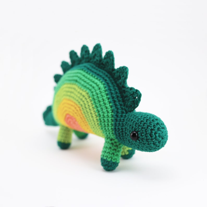 Irene Strange crochet pattern Horace The Stegosaurus PDF eBook image 8