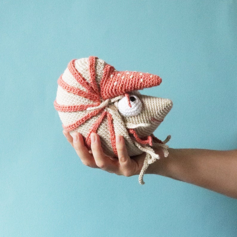 Jules The Nautilus PDF Amigurumi Crochet Pattern image 2