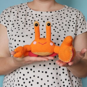 Edward The Fiddler Crab Amigurumi Pattern PDF image 2