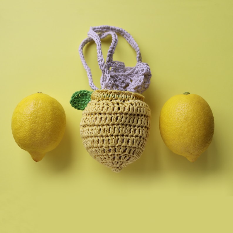 Cheeky Lemon Shopper US/UK Crochet Terms Pattern PDF image 8