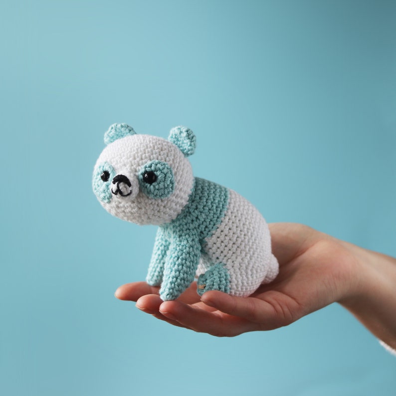 Luna The Panda PDF Crochet Amigurumi Pattern image 1