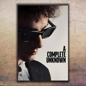 A Complete Unknown Movie Poster, Timothee Chalamet Poster, Canvas Wall Art Picture Print Decor, Unframed Wall Livining Room Accessories