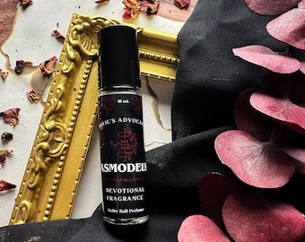 Asmodeus Perfume | Deity Ritual Oil | Occult Fragrance Roller Ball | Altar Offering