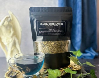 Dark Dreamer Tea for Lucid Dreams | Gothic Witchy and Luciferian Witchcraft Ritual Tea