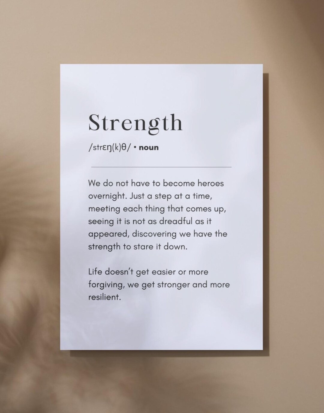 STRENGTH DEFINITION DICTIONARY intelligence overview