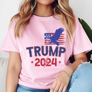 Trump 2024 T-Shirts | Pro-Trump Merchandise | MAGA Apparel | Conservative Gifts | Republican Election Gear | Patriotic Clothing