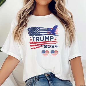 Trump 2024 T-Shirts | Pro-Trump Merchandise | MAGA Apparel | Conservative Gifts | Republican Election Gear | Patriotic Clothing