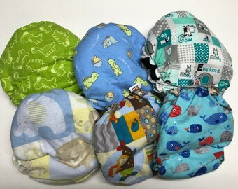 trim and cute! Random Try One MamaBear Cotton One Size Fitted Cloth Diapers 