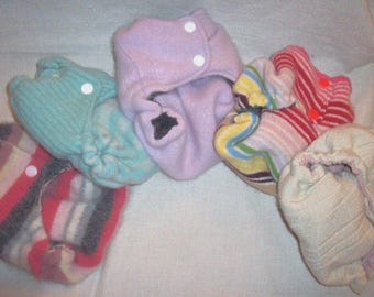 Enkele MamaBear BabyWear one size wollen luierovertrek - aan jou de keuze