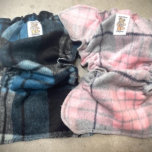 MamaBear Newborn/Preemie Wool Diaper Cover, AIO, AI2 - Trad Plaid