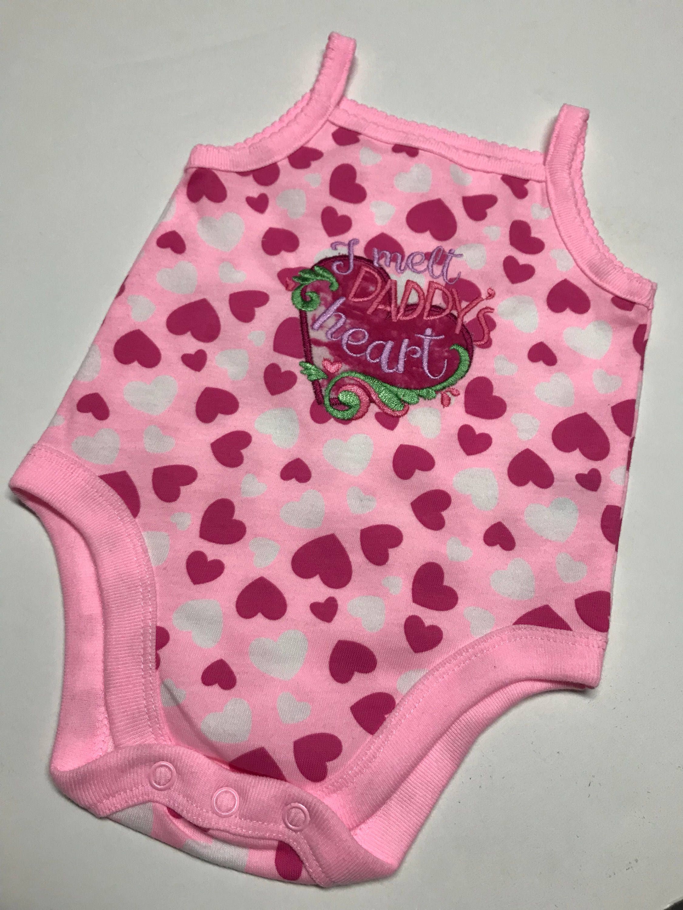 I Melt Daddy's Heart Size 0-3 Months