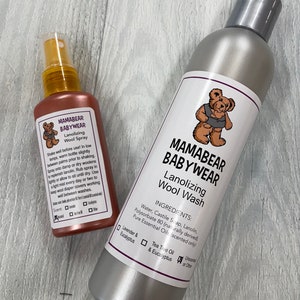 MamaBear Lanolizing Wool Wash For Hand or Machine Washing 8.5 oz image 2