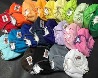 MamaBear Quick Dry Newborn/Preemie Diaper - AIO - You Choose Color