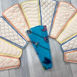 NEW STYLE: MamaBear LadyWear Quick-Dry cloth Menstrual, Incontinence pads - Trim Super Wingless Pads for Thongs