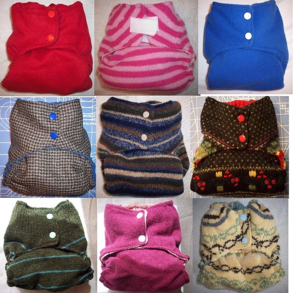 MamaBear BabyWear Fundas para pañales de lana de talla única - Conjuntos mixtos