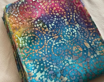 Faja abdominal, Bengkung, soporte abdominal - Batik de algodón tradicional - Mosaico teñido anudado