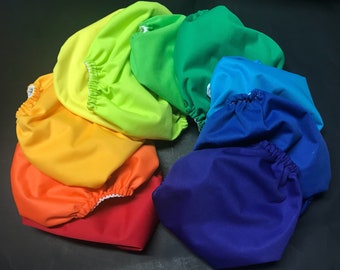 MamaBear Waterproof Diaper Cover, Swim Diaper, Wrap One Size Fits Most - A Rainbow of Colors