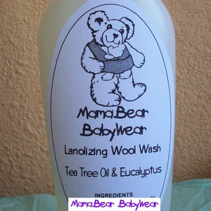 MamaBear Lanolizing Wool Wash For Hand or Machine Washing 8.5 oz image 3