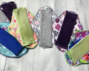 LadyWear Quick-Dry cloth Menstrual, Incontinence pads - COTTON VELOUR - Medium/Heavy Flow