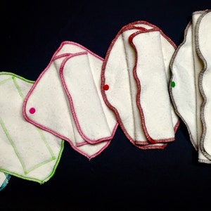 ORGANIC LadyWear Quick-Dry cloth Menstrual, Incontinence pads - Bamboo Fleece