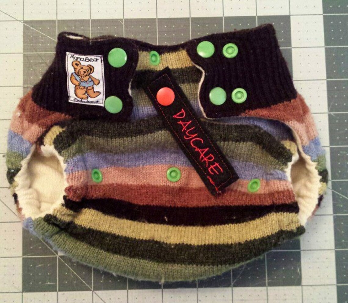 Snap on Cloth Diaper Labels Alert Tags Name Tags Etsy