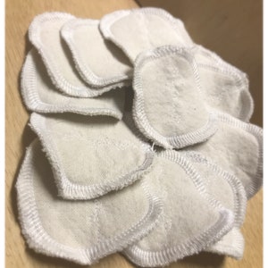 52 MamaBear Cotton Rounds, Reusable Cotton Balls, Facial Rounds - Organic Unbleached Cotton 4 Sets of Baker&#39;s Dozen