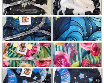 MamaBear Quick Dry Newborn/Preemie Diaper - AIO - New Vibrant Prints