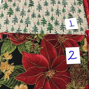 MamaBear Cotton Waterproof Diaper Cover, Wrap One Size Fits All Poinsettias & Trees image 4