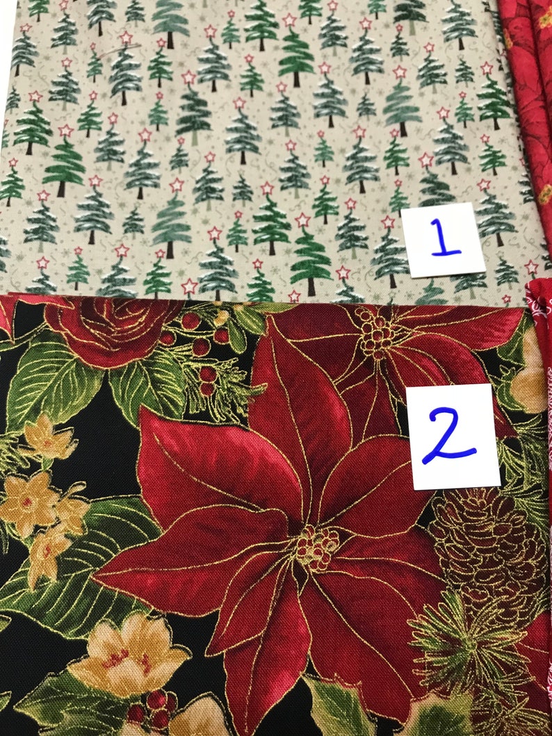 MamaBear Cotton Waterproof Diaper Cover, Wrap One Size Fits All Poinsettias & Trees image 4