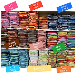 Lot de lingettes réutilisables MamaBear sans papier Baker's Dozen Lots de couleurs unies 4 x 8 po. image 1