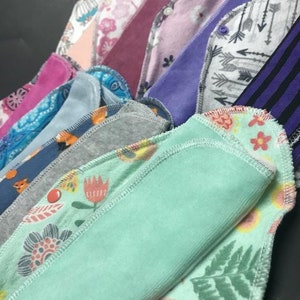 Sample Pack MamaBear LadyWear Quick-Dry cloth Menstrual, Incontinence pads - Luxurious Cotton Velour