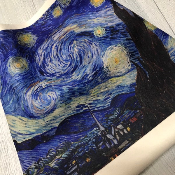 MamaBear One Size Fleece Diaper Cover or AI2 - Van Gogh's The Starry Night