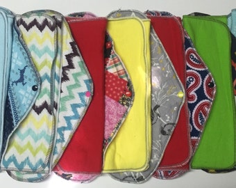 Set of 3 MamaBear LadyWear Quick-Dry cloth Menstrual, Incontinence pads - Heavy/Overnight/Post Partum