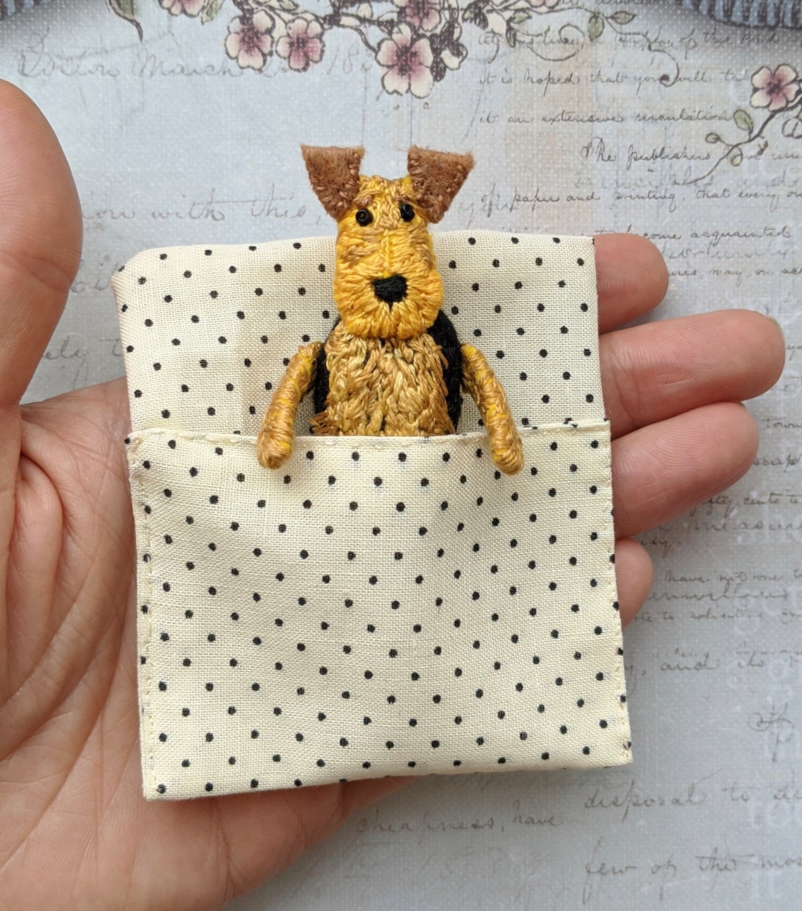 Custom Worry Dog Doll. Pocket Toy. Pocket Dog Toy. Small Dog Etsy
