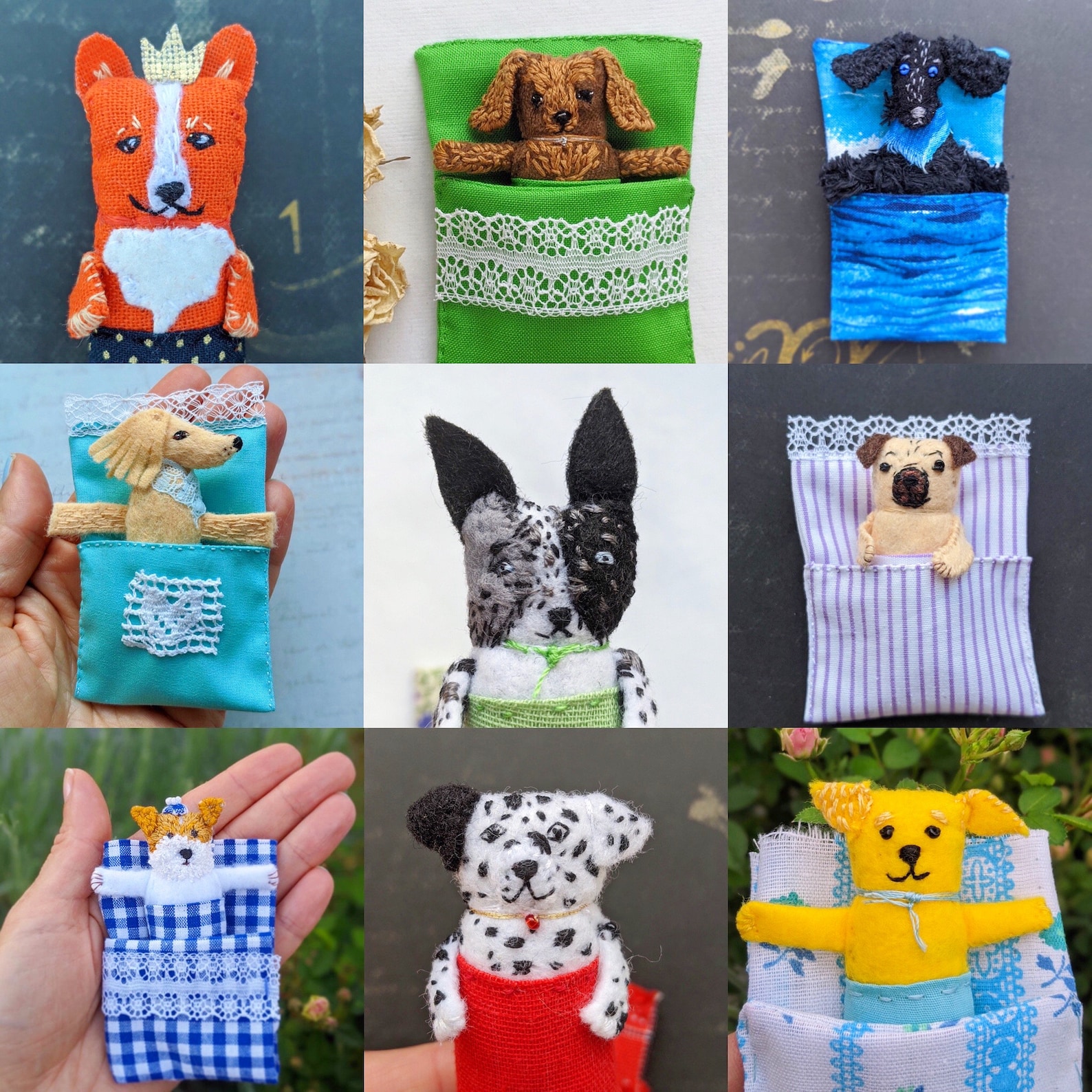 Custom Worry Dog Doll. Pocket Toy. Pocket Dog Toy. Small Dog Etsy