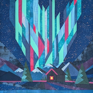 Aurora Nights - Foundation Paper Piecing PDF Pattern