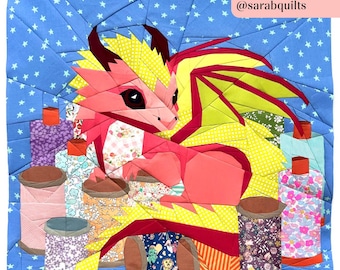 Dragon&#39;s Hoard - Foundation Paper Piecing PDF Pattern