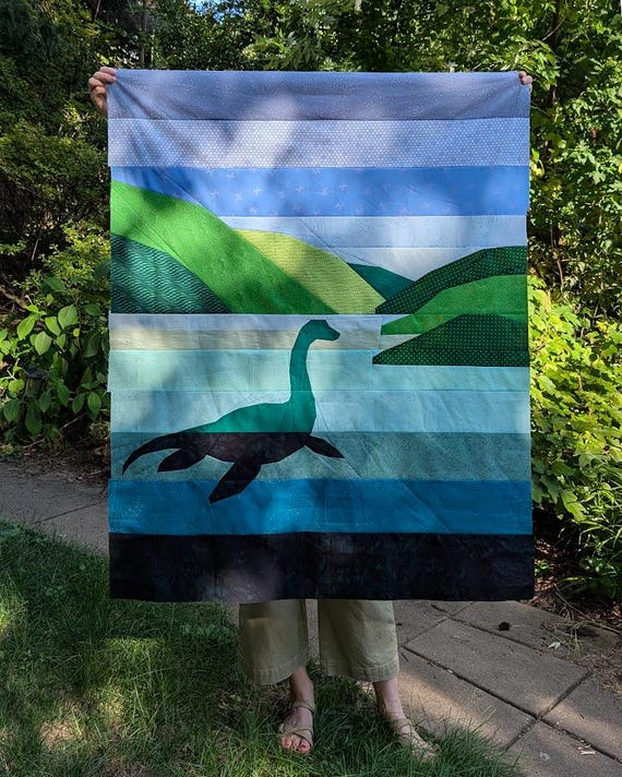 Spotting Nessie - Foundation Paper Piecing PDF Pattern