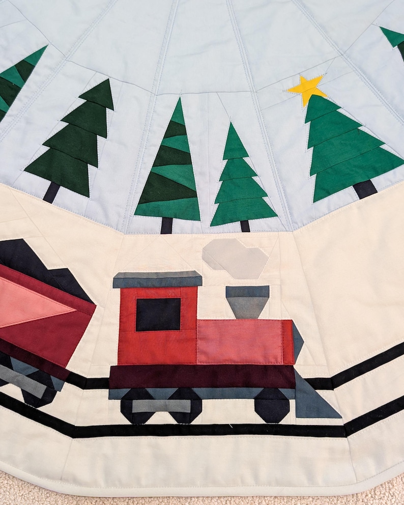 Policy Tree Guide.pdf Home for the Holidays Train Tree Skirt - Foundation Paper Piecing PDF ...