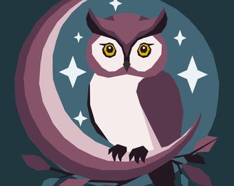 Night Owl - Foundation Paper Piecing PDF Pattern