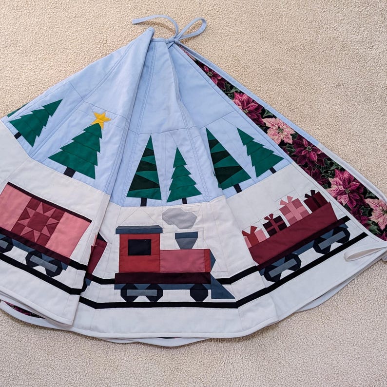 Policy Tree Guide.pdf Home for the Holidays Train Tree Skirt - Foundation Paper Piecing PDF ...