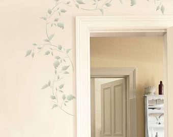 Stencil Stylish Vine Wall Stencil,  Vine Stencil, Stencils for Walls, Stencils for Painting