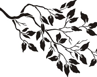 stencil tree stencil free birds stencil large tree stencil etsy