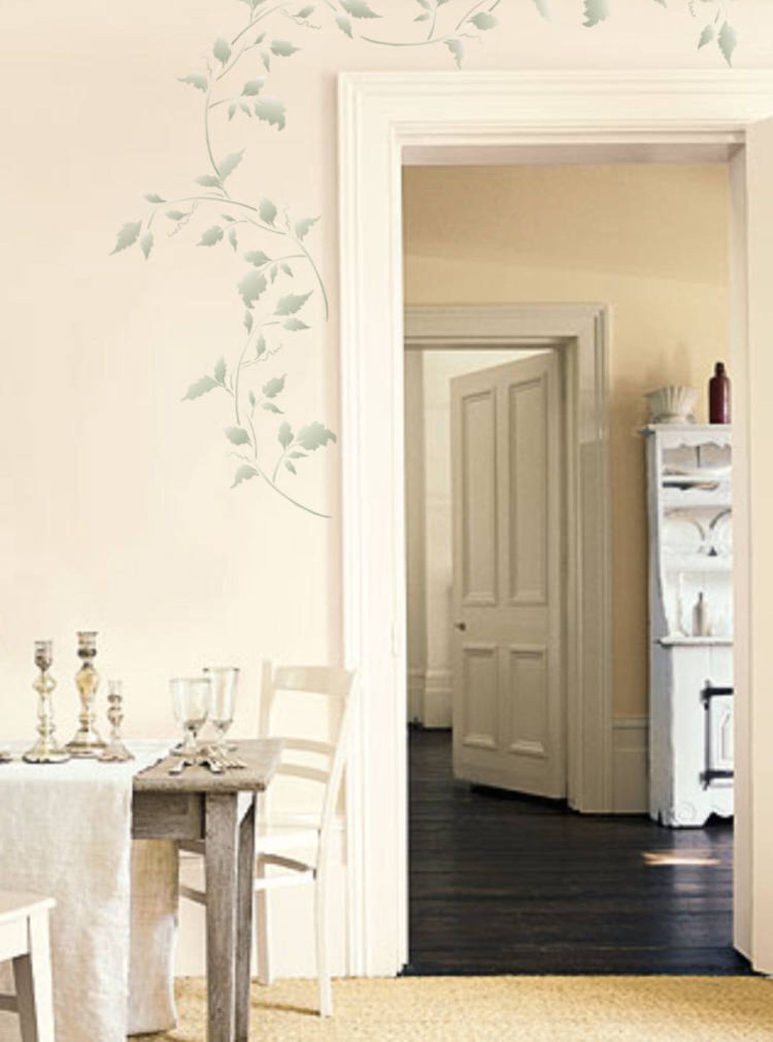 Stencil Stylish Vine Wall Stencil Vine Stencil Stencils for Etsy UK