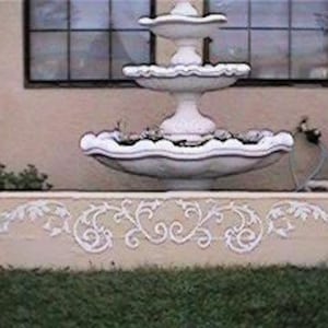 Stencil, Wall Stencil, Raised Plaster Stencil Wrought Iron Wall Stencil, Painting Stencil, Wall Decor