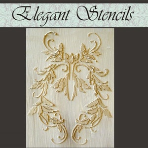 How to Stencil: Create a DIY Raised Carved Wood Effect with Stencils