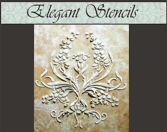 Stencil, Wall Stencil, Raised Plaster Stencil Brassio Frieze Wall Stencil, Decorative Stencil, Painting Stencil