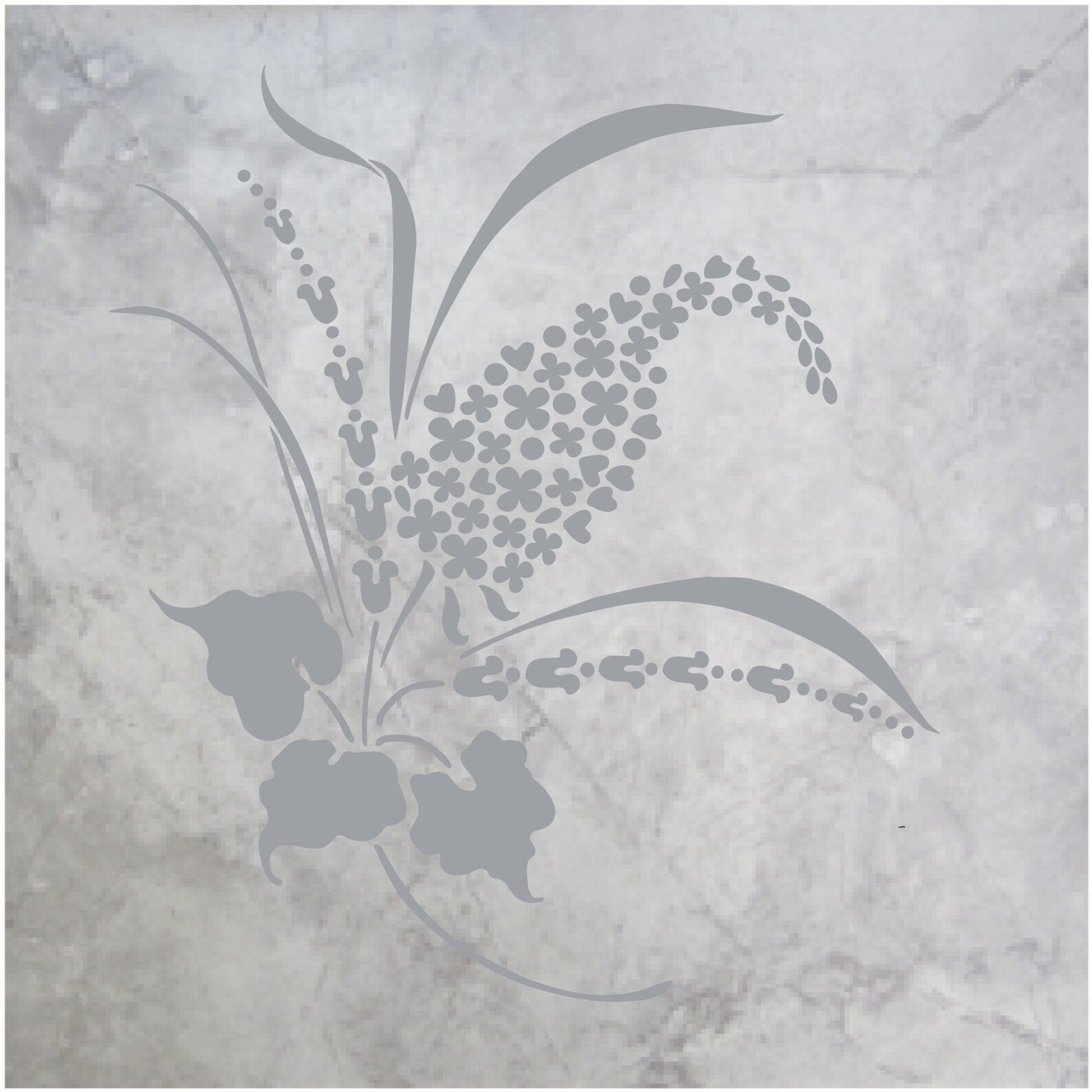 Lilac Love Wall Stencil Furniture Stencil Floor Stencil - Etsy
